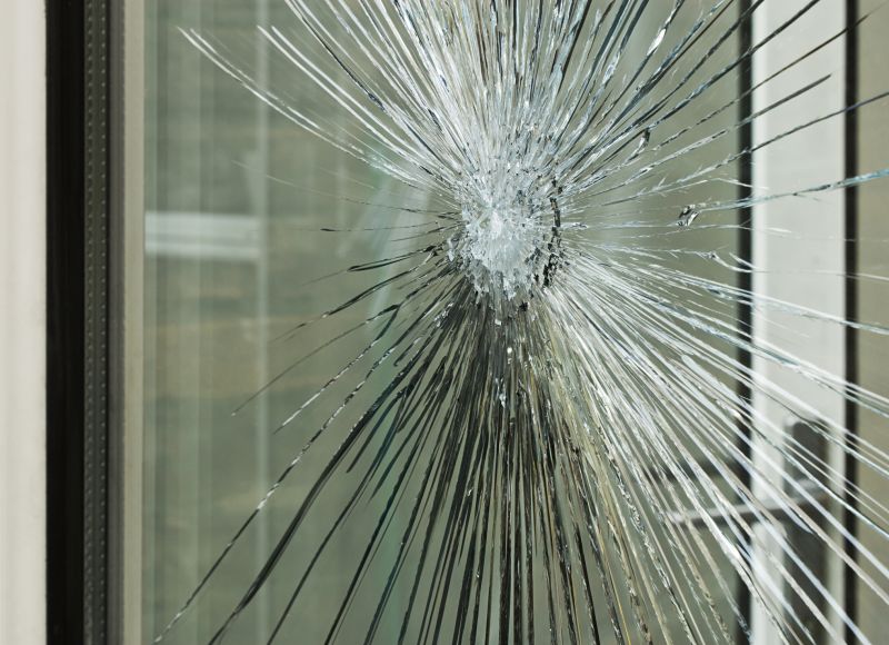 Broken Glass Panel